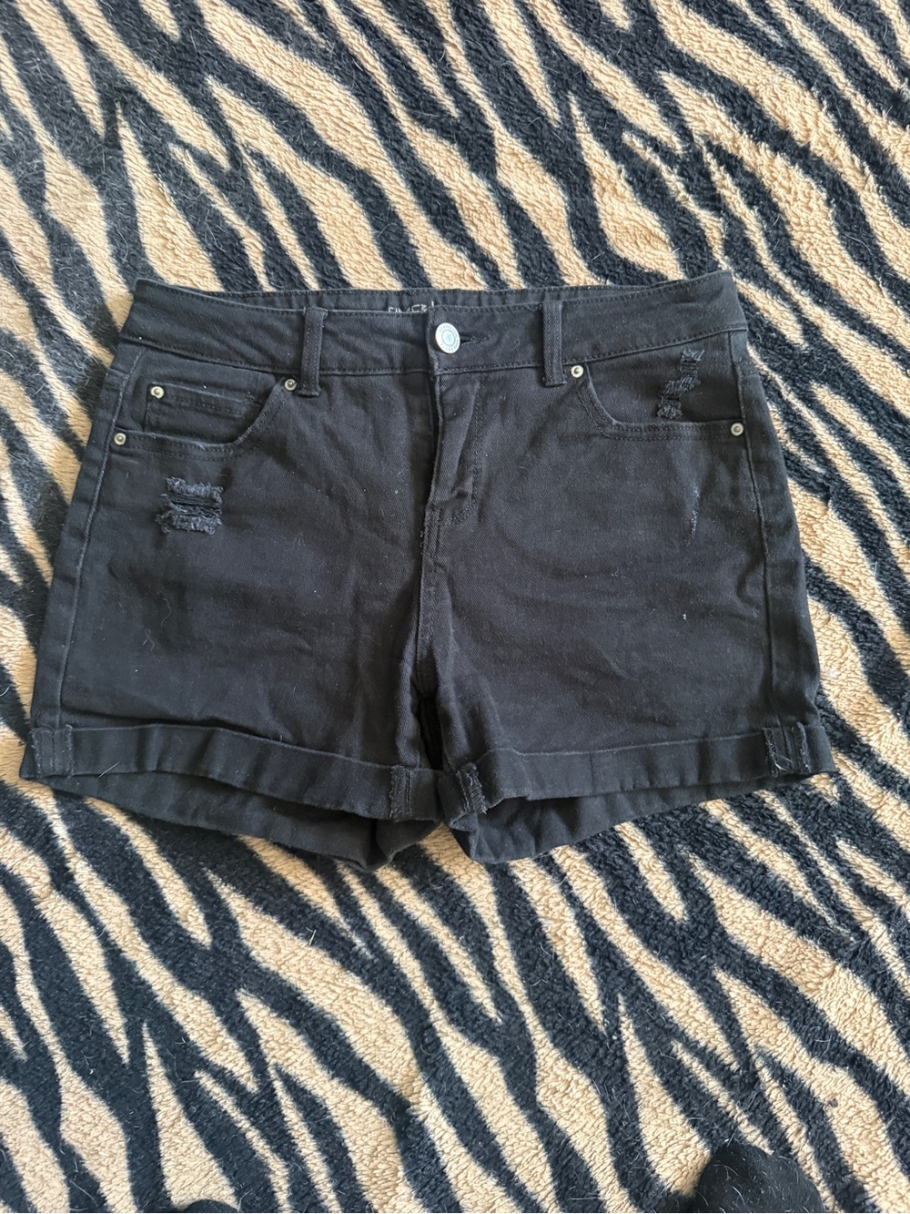 Time and Tru Distressed Shorts